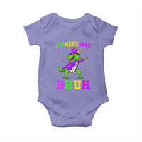Bruh Mardi Gras Baby Onesie Dinosaur Meme New Orleans Party Custume Beads - Wonder Print Shop
