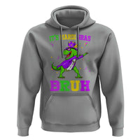 Bruh Mardi Gras Hoodie Dinosaur Meme New Orleans Party Custume Beads - Wonder Print Shop
