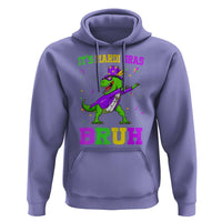 Bruh Mardi Gras Hoodie Dinosaur Meme New Orleans Party Custume Beads - Wonder Print Shop
