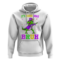 Bruh Mardi Gras Hoodie Dinosaur Meme New Orleans Party Custume Beads - Wonder Print Shop