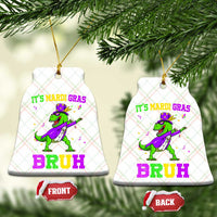 Bruh Mardi Gras Ceramic Ornament Dinosaur Meme New Orleans Party Custume Beads - Wonder Print Shop
