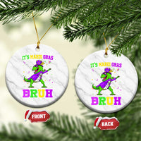 Bruh Mardi Gras Ceramic Ornament Dinosaur Meme New Orleans Party Custume Beads - Wonder Print Shop