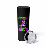 Bruh Mardi Gras Skinny Tumbler Dinosaur Meme New Orleans Party Custume Beads - Wonder Print Shop