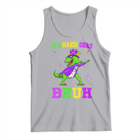 Bruh Mardi Gras Tank Top Dinosaur Meme New Orleans Party Custume Beads - Wonder Print Shop