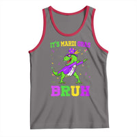 Bruh Mardi Gras Tank Top Dinosaur Meme New Orleans Party Custume Beads - Wonder Print Shop