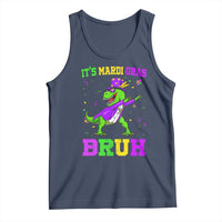 Bruh Mardi Gras Tank Top Dinosaur Meme New Orleans Party Custume Beads - Wonder Print Shop