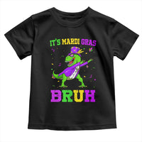 Bruh Mardi Gras Toddler T Shirt Dinosaur Meme New Orleans Party Custume Beads - Wonder Print Shop