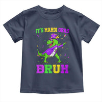 Bruh Mardi Gras Toddler T Shirt Dinosaur Meme New Orleans Party Custume Beads - Wonder Print Shop