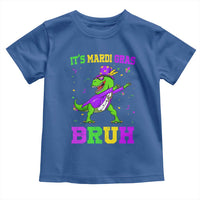 Bruh Mardi Gras Toddler T Shirt Dinosaur Meme New Orleans Party Custume Beads - Wonder Print Shop