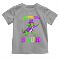 Bruh Mardi Gras Toddler T Shirt Dinosaur Meme New Orleans Party Custume Beads - Wonder Print Shop