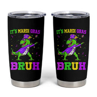 Bruh Mardi Gras Tumbler Cup Dinosaur Meme New Orleans Party Custume Beads - Wonder Print Shop