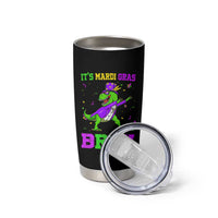 Bruh Mardi Gras Tumbler Cup Dinosaur Meme New Orleans Party Custume Beads - Wonder Print Shop