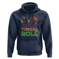 Mardi Gras Hoodie Let The Good Times Roll Glitter Print