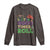 Mardi Gras Long Sleeve Shirt Let The Good Times Roll Glitter Print