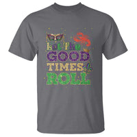 Mardi Gras T Shirt Let The Good Times Roll Glitter Print