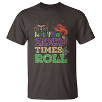 Mardi Gras T Shirt Let The Good Times Roll Glitter Print