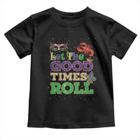 Mardi Gras Toddler T Shirt Let The Good Times Roll Glitter Print