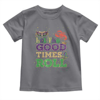 Mardi Gras Toddler T Shirt Let The Good Times Roll Glitter Print