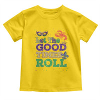 Mardi Gras Toddler T Shirt Let The Good Times Roll Glitter Print