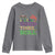 Mardi Gras Youth Sweatshirt Let The Good Times Roll Glitter Print