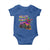 Mardi Gras Baby Onesie Dabbing Crawfish Monster Truck