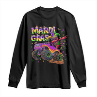 Mardi Gras Long Sleeve Shirt Dabbing Crawfish Monster Truck