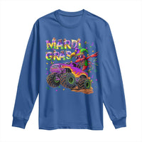 Mardi Gras Long Sleeve Shirt Dabbing Crawfish Monster Truck