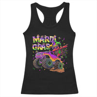 Mardi Gras Racerback Tank Top Dabbing Crawfish Monster Truck