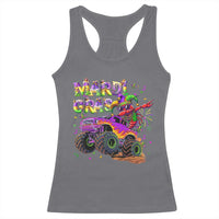Mardi Gras Racerback Tank Top Dabbing Crawfish Monster Truck