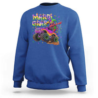Mardi Gras Sweatshirt Dabbing Crawfish Monster Truck