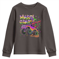 Mardi Gras Youth Sweatshirt Dabbing Crawfish Monster Truck