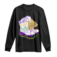Mardi Gras Long Sleeve Shirt Shake Your Bootie Bead Boots