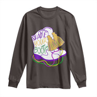 Mardi Gras Long Sleeve Shirt Shake Your Bootie Bead Boots