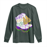Mardi Gras Long Sleeve Shirt Shake Your Bootie Bead Boots