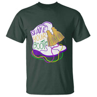 Mardi Gras T Shirt Shake Your Bootie Bead Boots