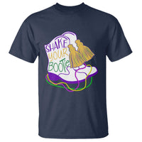 Mardi Gras T Shirt Shake Your Bootie Bead Boots