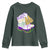 Mardi Gras Youth Sweatshirt Shake Your Bootie Bead Boots
