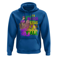 Its Mardi Gras Yall Hoodie Funny Carnival Flamingo