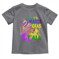 Its Mardi Gras Yall Toddler T Shirt Funny Carnival Flamingo