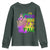 Its Mardi Gras Yall Youth Sweatshirt Funny Carnival Flamingo