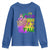 Its Mardi Gras Yall Youth Sweatshirt Funny Carnival Flamingo