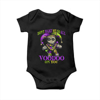 Mardi Gras Voodoo Baby Onesie New Orleans Witch Doctor Dont Make Me Go All Voodoo On You