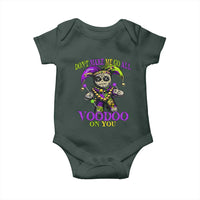 Mardi Gras Voodoo Baby Onesie New Orleans Witch Doctor Dont Make Me Go All Voodoo On You