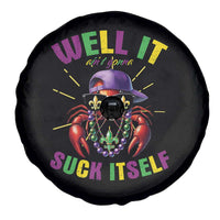 It Aint Gonna Suck Itself Crawfish Funny Mardi Gras Spare Tire Cover - Wonder Print Shop