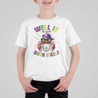 It Aint Gonna Suck Itself Crawfish Funny Mardi Gras T Shirt For Kid - Wonder Print Shop