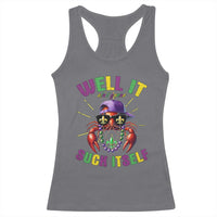 It Aint Gonna Suck Itself Crawfish Funny Mardi Gras Racerback Tank Top - Wonder Print Shop