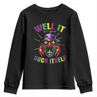 It Aint Gonna Suck Itself Crawfish Funny Mardi Gras Youth Sweatshirt - Wonder Print Shop
