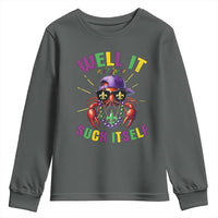 It Aint Gonna Suck Itself Crawfish Funny Mardi Gras Youth Sweatshirt - Wonder Print Shop