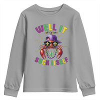 It Aint Gonna Suck Itself Crawfish Funny Mardi Gras Youth Sweatshirt - Wonder Print Shop