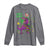 Mardi Gras Dino Long Sleeve Shirt Toddler Kids Boys Gift Mardi Grawr
